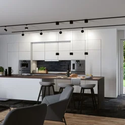 URail Aldan LED-spot 4.000K sort mat^Paulmann