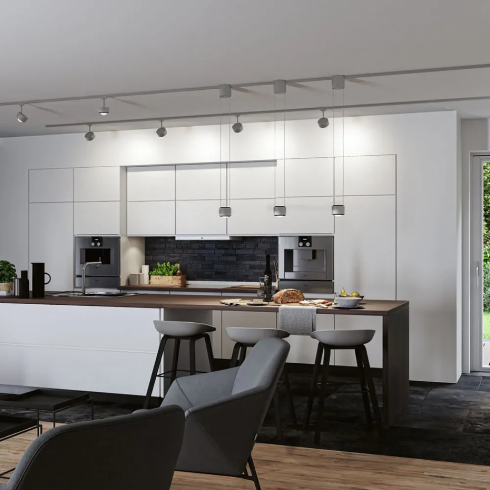 Paulmann URail Aldan LED-spot 4.000K krom mat