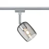 Paulmann Skinnesystem>URail Blossom spot, krom/røggrå
