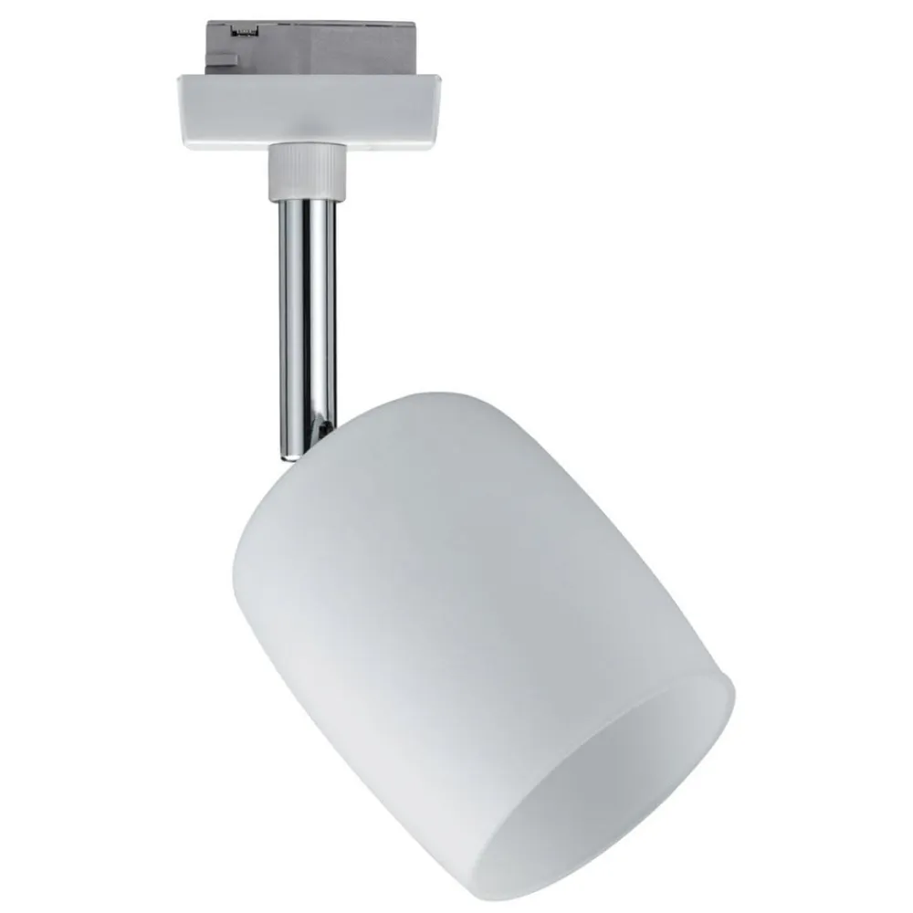 URail Blossom spot, hvidt, satineret glas^Paulmann New