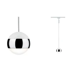 URail Capsule II pendel, hvid/krom 827^Paulmann Best