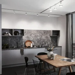 URail Ceiling Socket E27, mat krom^Paulmann Online