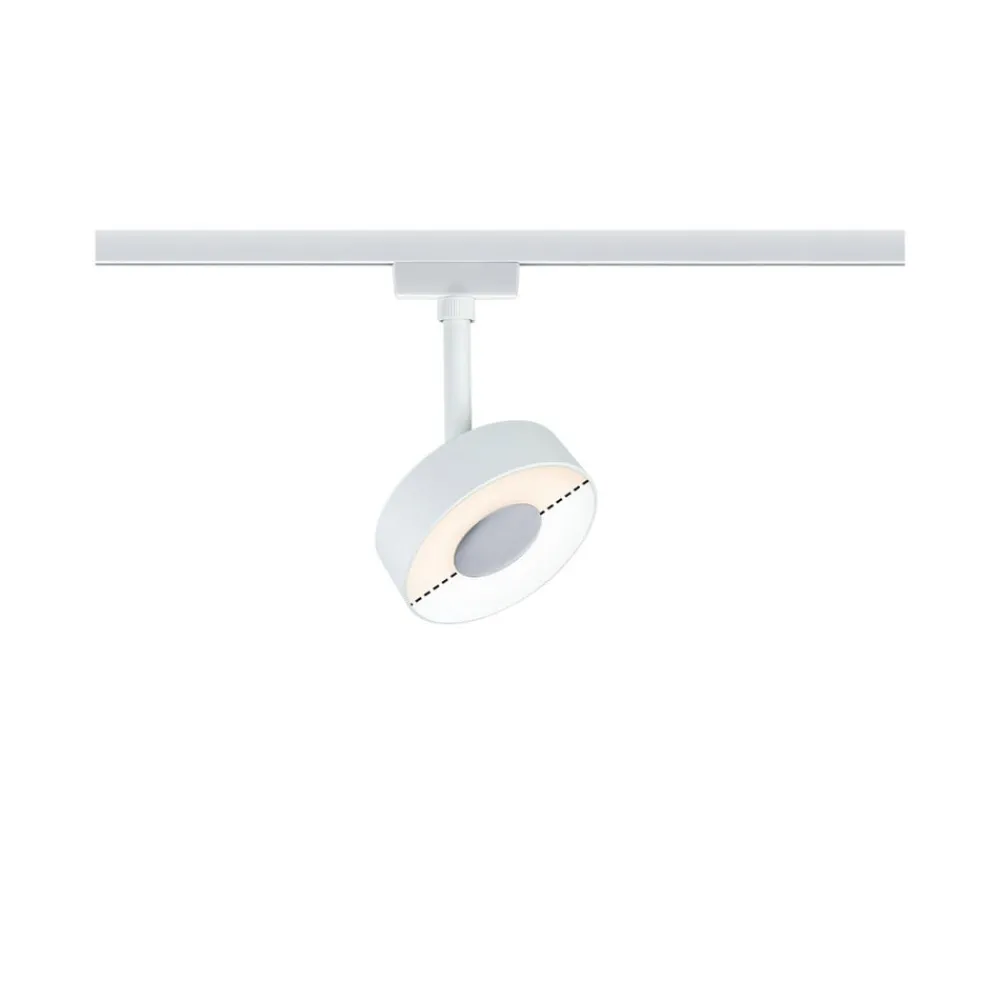 Paulmann URail Circle LED-spot white switch hvidt