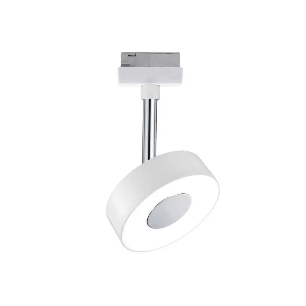 Paulmann Arbejdsrum/Kontor|Skinnesystem>URail Circle LED-spot, rundt, i hvidt