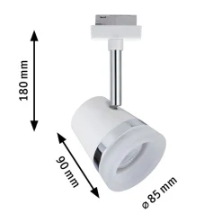 URail Cone spot, hvid/krom^Paulmann New
