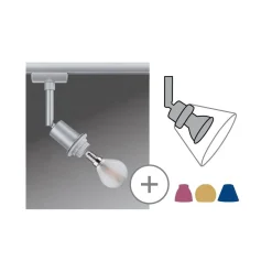 URail DecoSystems spotlight E14, mat krom^Paulmann Hot