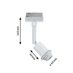 URail DecoSystems spotlight E14, hvid^Paulmann Hot