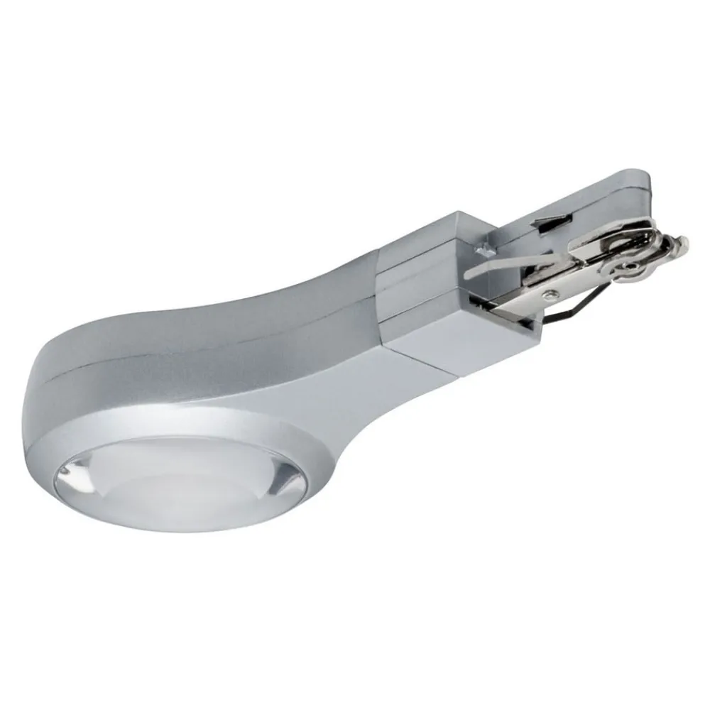 Paulmann Skinnesystem>URail End Cap LED-slutstykke, mat krom