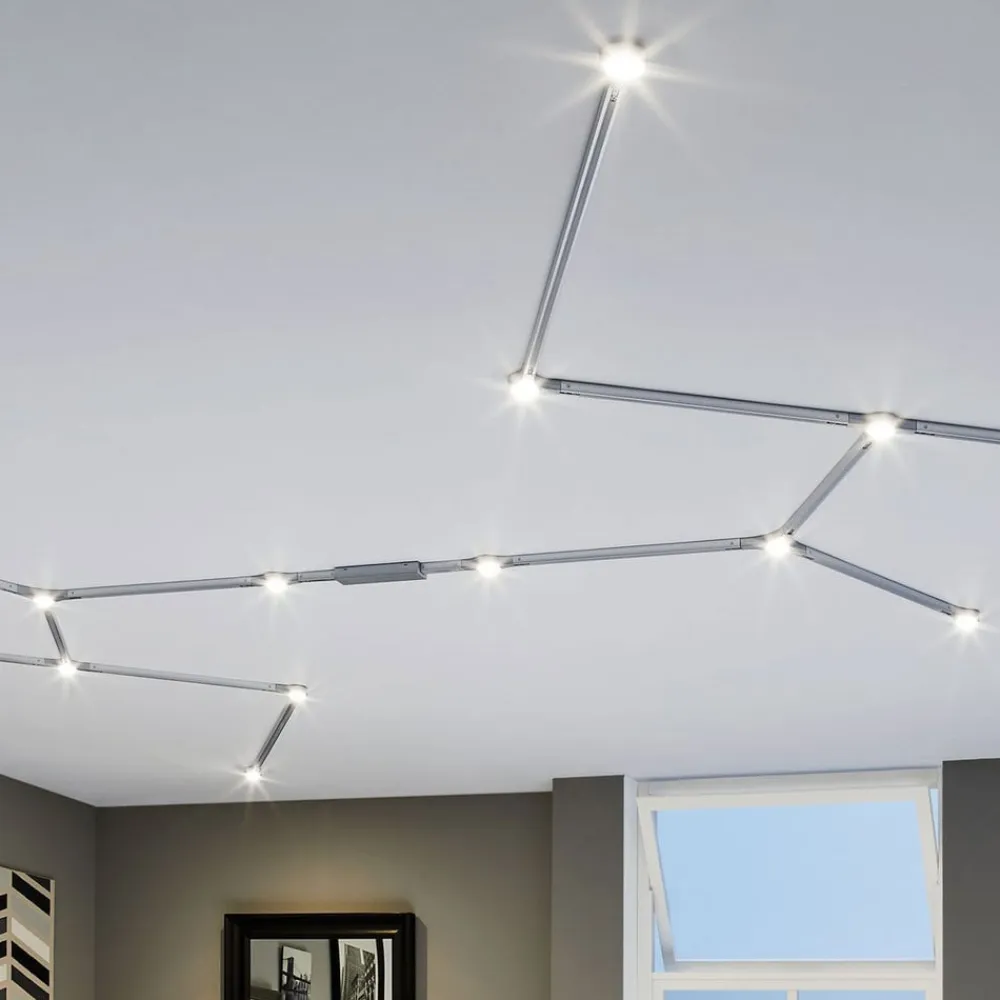 Paulmann Skinnesystem>URail End Cap LED-slutstykke, mat krom