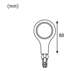 URail endekappe til LED-lampe 2.700K hvid^Paulmann Online