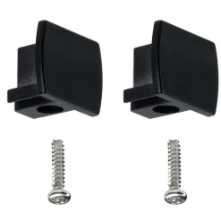 URail endekappe, sæt med 2, sort^Paulmann Best