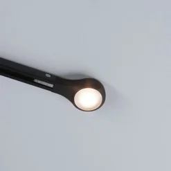 Paulmann URail endekappe LED-pære 2.700 K, sort