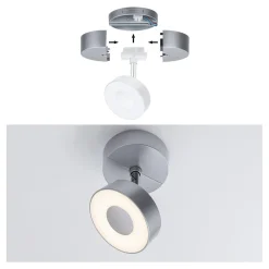 Paulmann URail føder til enkeltspot, mat krom