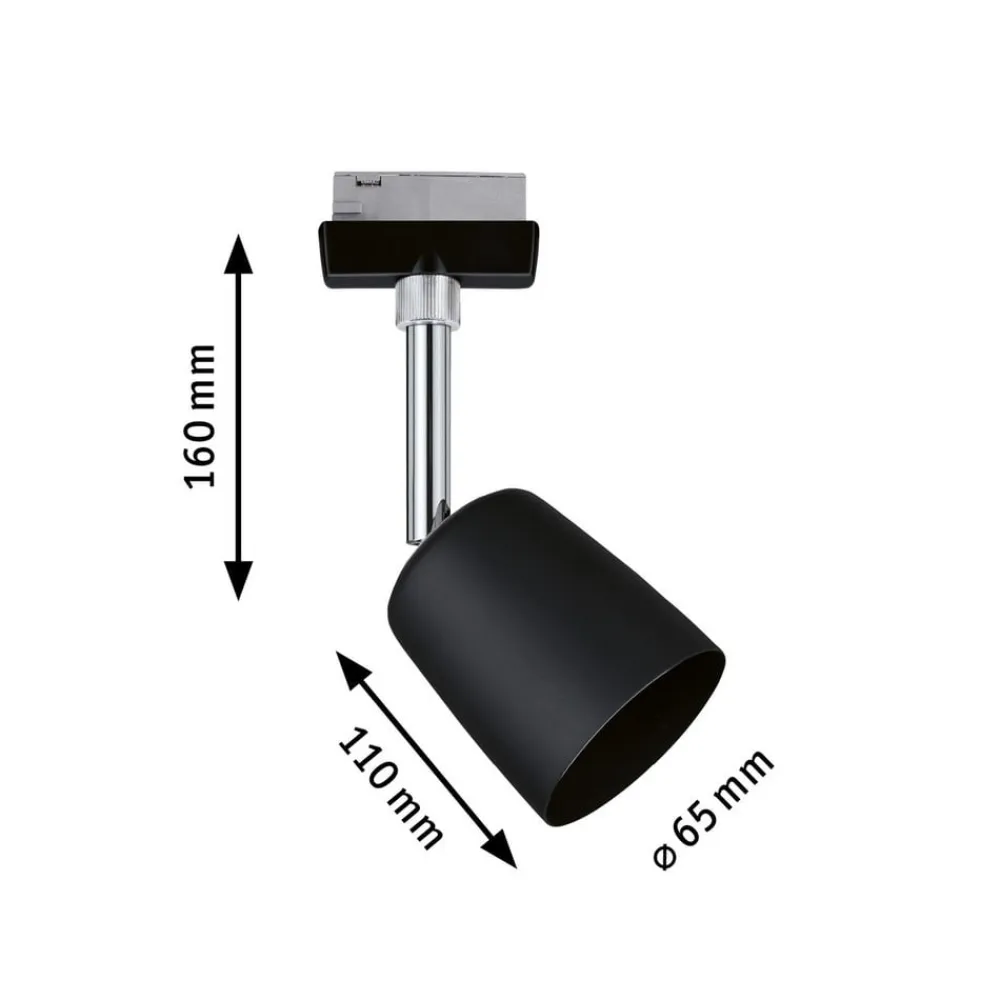 Paulmann URail GU10-spot Cover sort, dæmpbar