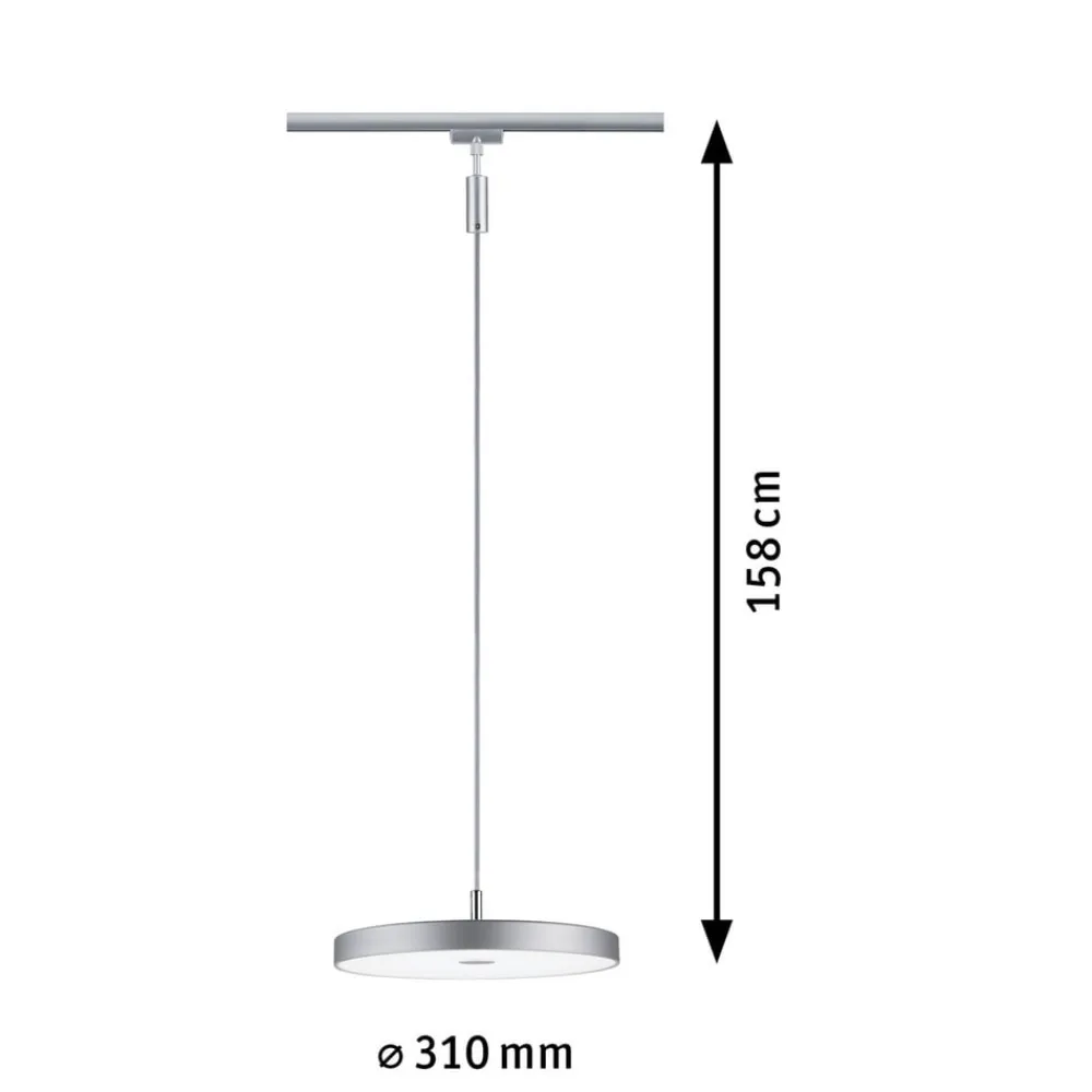 Paulmann URail Hildor LED-pendel krom 4000 K