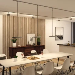 Paulmann URail Hildor LED-pendel 3.000K krom