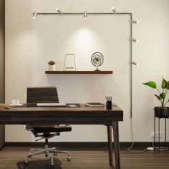 Paulmann URail indførelseskabel/afbryder, krom mat, 2,4 m