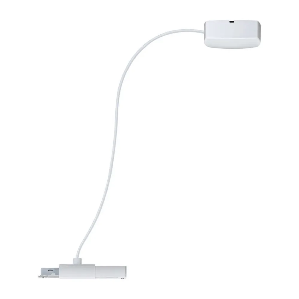 Paulmann Skinnesystem>URail kabelindføring, hvid mat, 2 m