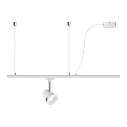 Paulmann Skinnesystem>URail kabelindføring, hvid mat, 2 m