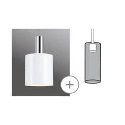 Paulmann URail lampeskærm Tallis 2Easy, hvid mat