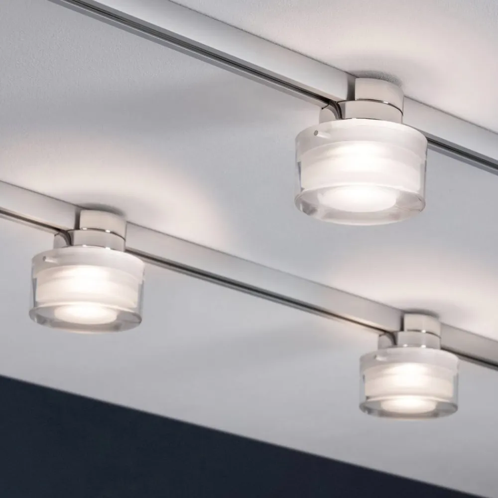 Paulmann Skinnesystem>URail LED-armatur Topa Dot 2.700K
