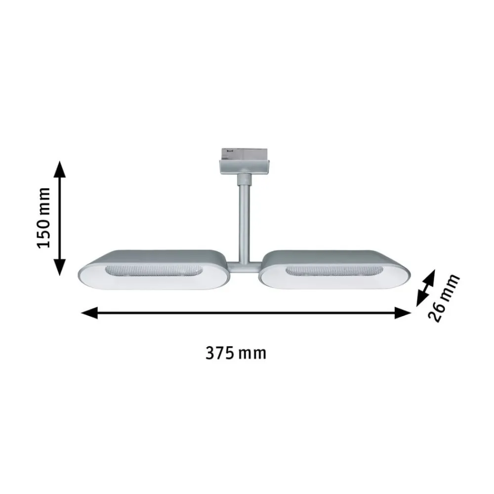 URail LED-spot dipper, 2 lyskilder^Paulmann Online
