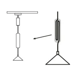 Paulmann Skinnesystem>URail Light&Easy pendeladapter, krom
