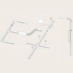 URail L-konnektor, mat krom^Paulmann Hot