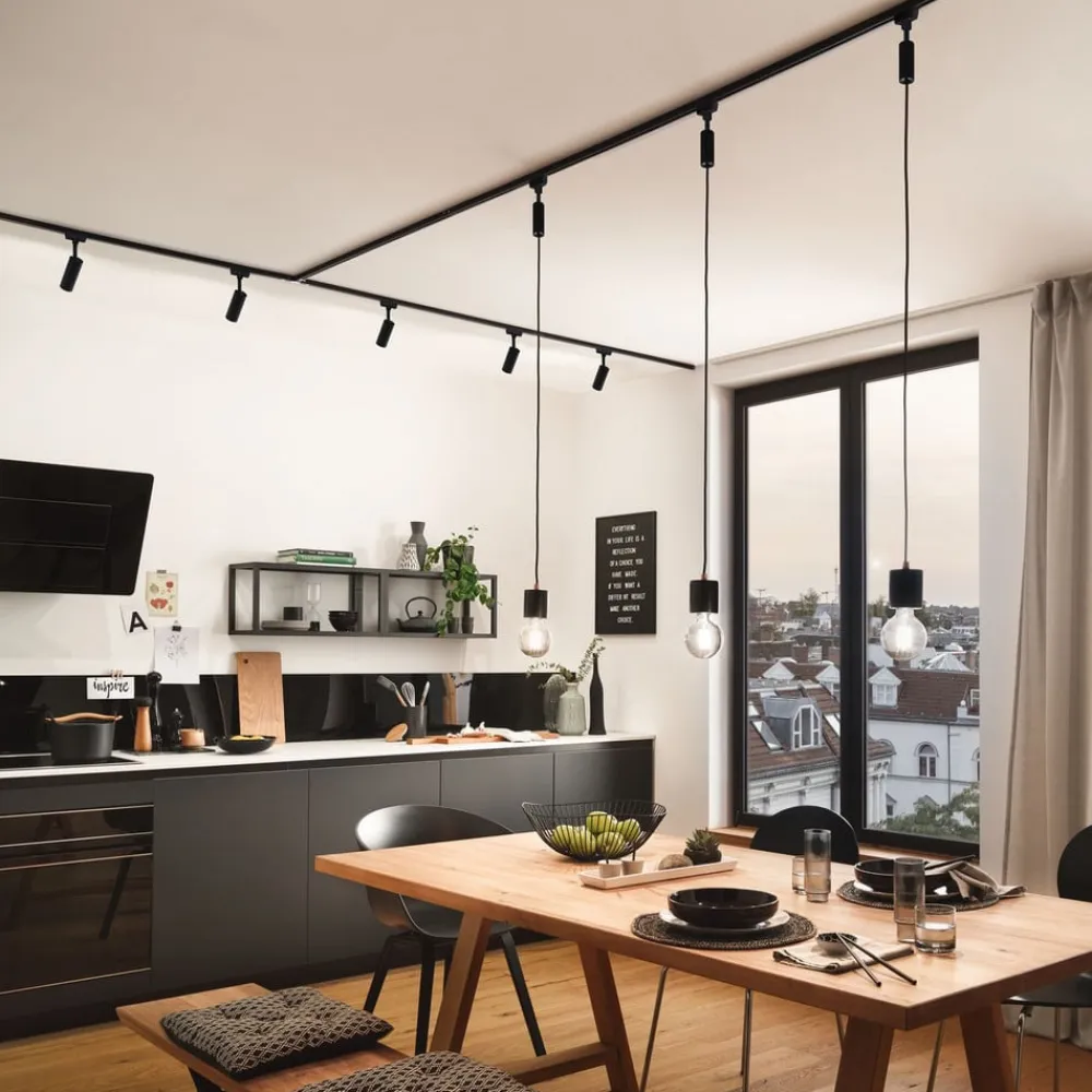 Paulmann URail L-tilkobling stiv, mat sort