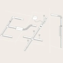 Paulmann URail L-tilkobling stiv, mat sort
