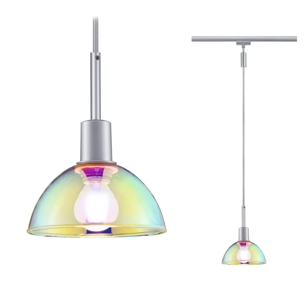 Paulmann Skinnesystem>URail pendel Sarrasani, mat krom/dikroisk