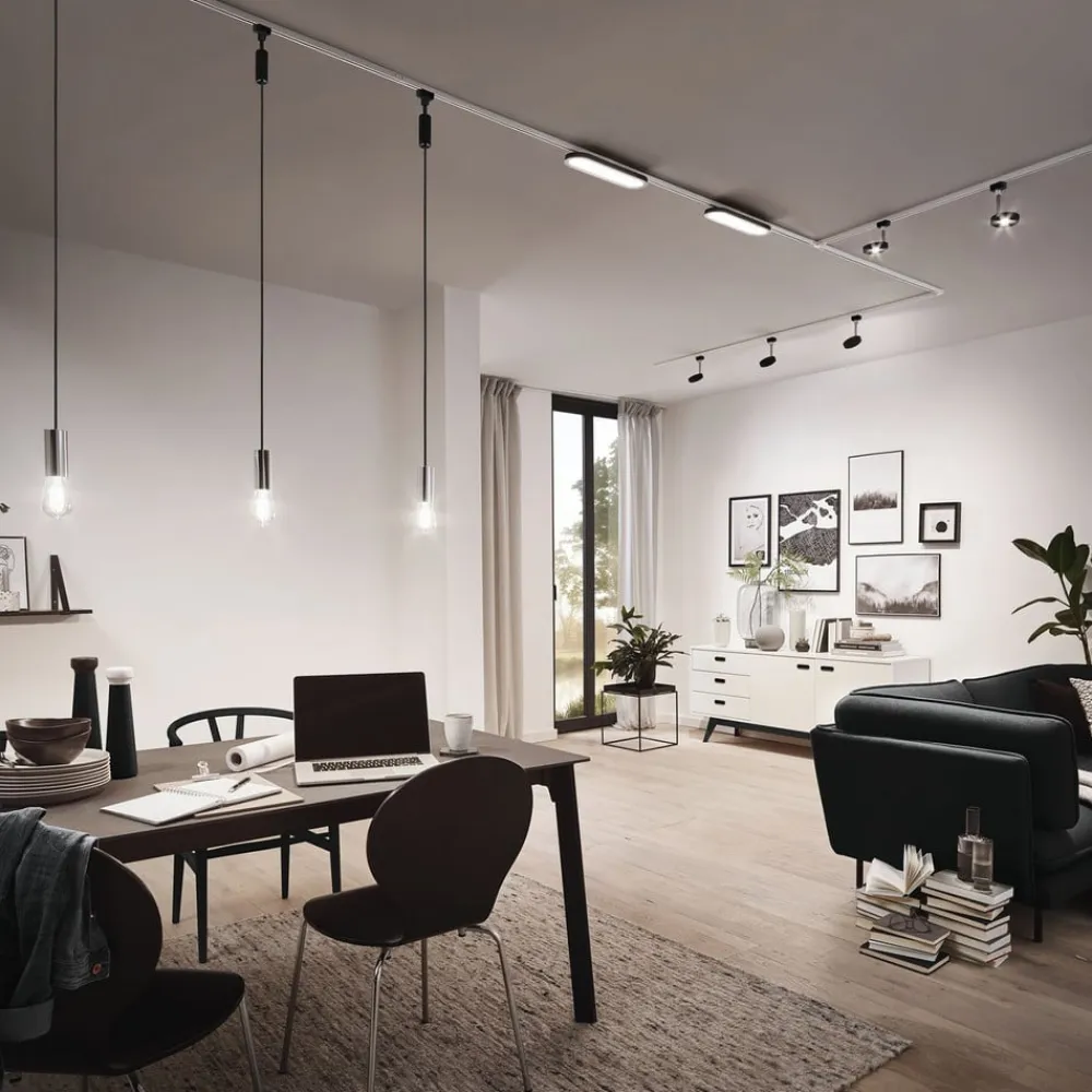 URail skinne, hvid, længde 100 cm, aluminium^Paulmann