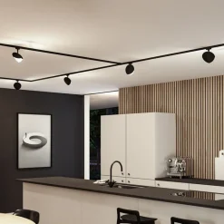 URail skinnespot Alejandro sort 4.000K dæmpbar^Paulmann Clearance