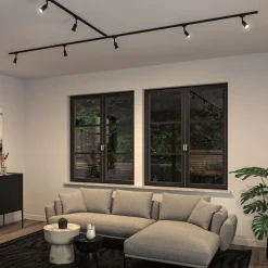 Paulmann URail skinnespot Salt, sort mat, GU10