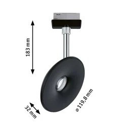 Paulmann URail Sphere LED-spot 4.000K sort