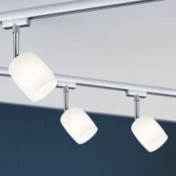 URail Spot Blossom mat krom, satinglas^Paulmann Best