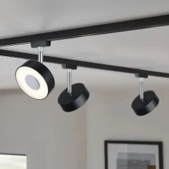 Paulmann URail Spot Circle sort dæmpbar 2.700 K