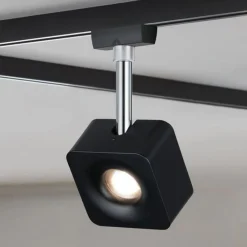 Paulmann URail spot Cube sort dæmpbar 4.000 K