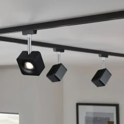 Paulmann URail spot Cube sort dæmpbar 4.000 K