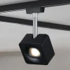 Paulmann Skinnesystem>URail spot Cube sort dæmpbar 2.700 K