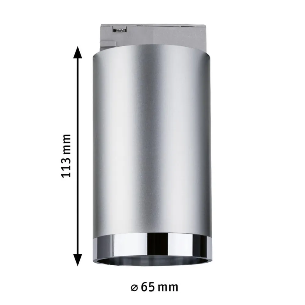 Paulmann Skinnesystem>URail Spot Tube krom mat