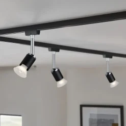 Paulmann Skinnesystem>URail Spotlight Pure II, dæmpbar mat sort