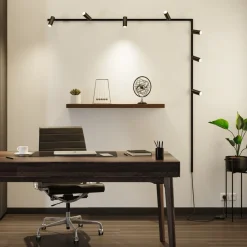 Paulmann URail strømforsyningskabel/afbryder sort mat 2,4 m