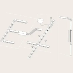 URail T-tilkobling stiv, mat sort^Paulmann Outlet