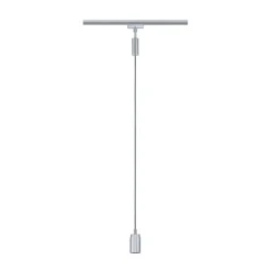 Paulmann URail-hængelampe Runa, krom mat, GU10