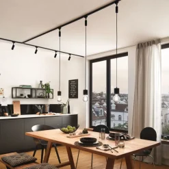 Paulmann URail-kabelføring 1 m, sort