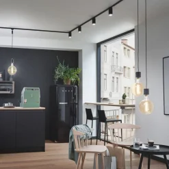 Paulmann URail-kabelføring 1 m, sort