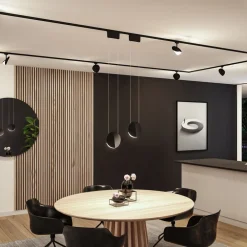 URail-pendel Alejandro sort 4.000 K 3-trins dæmpbar^Paulmann Clearance