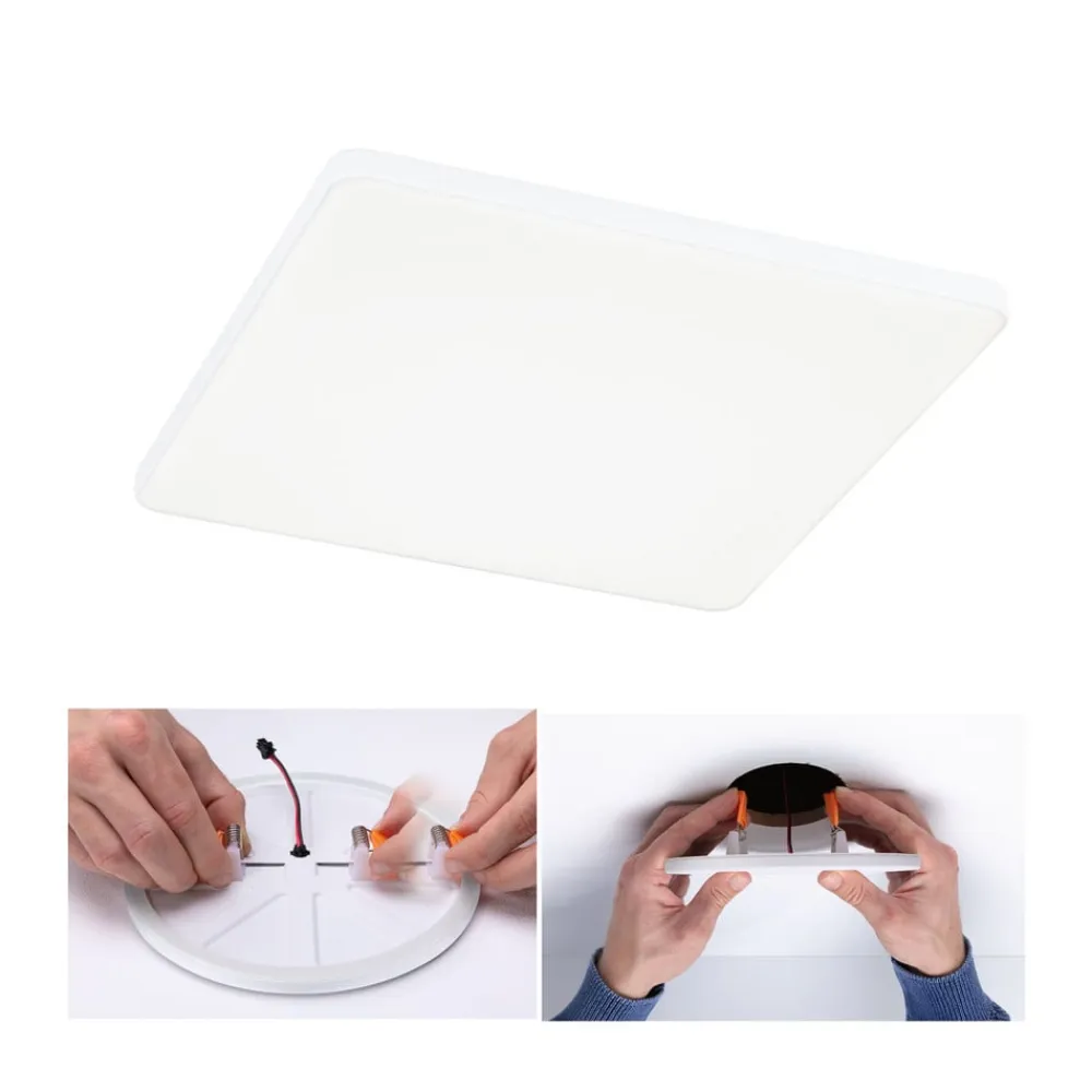 Paulmann Veluna Edge IP44 4000K dimm 20x20cm