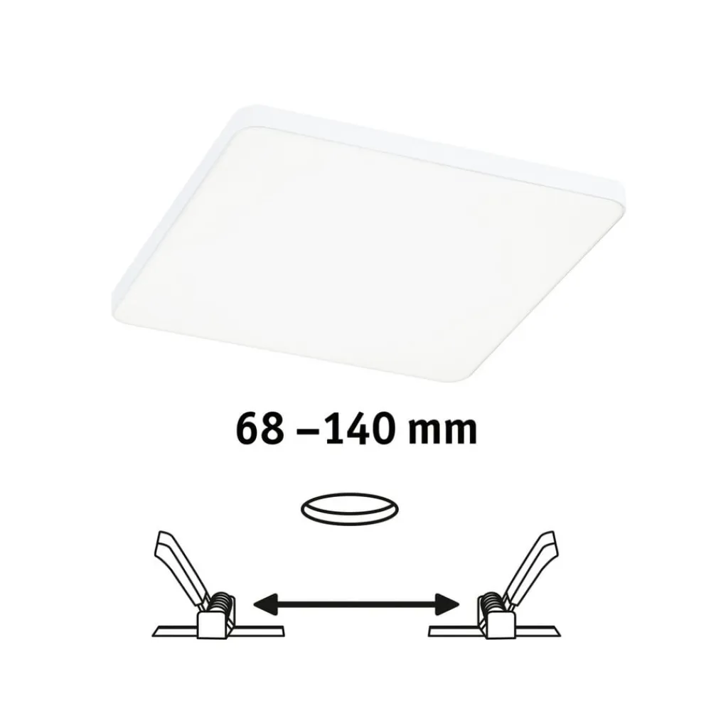 Paulmann Loftlamper>Veluna Edge IP44 4000K dimm 16x16cm